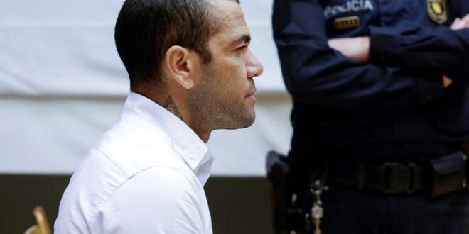 Footballer Dani Alves denies sexual assault before Barcelona court