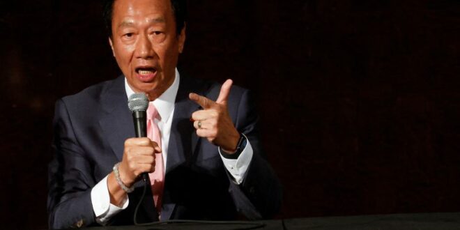 Foxconn founder Terry Gou makes first high profile appearance in