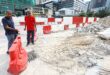 Lorong Maarof folk worried over messy project site