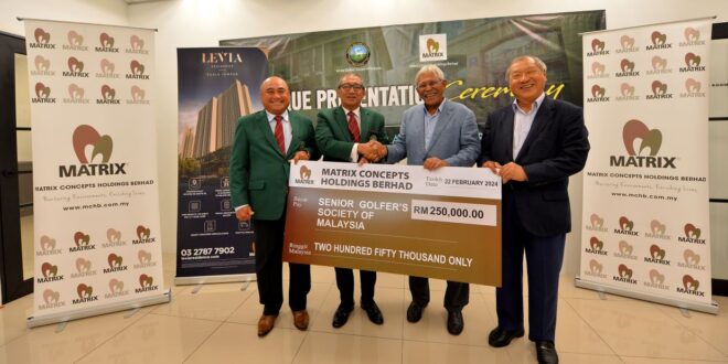 Senior Golfers Society of Malaysia to partner with Matrix Concepts