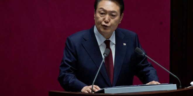 South Korean presidents office says handling of heckler within law