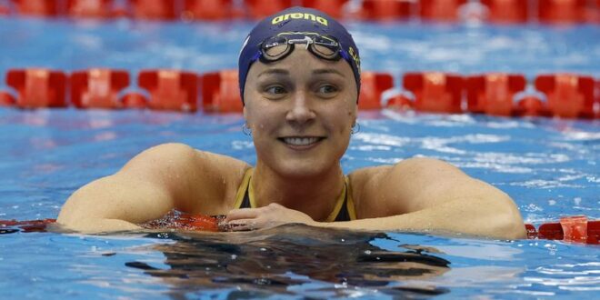 Swimming Swimming Not greedy Sjostrom all in for 50m freestyle gold