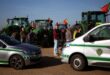 Tractor driving Portuguese farmers block roads to Spain as protests grow