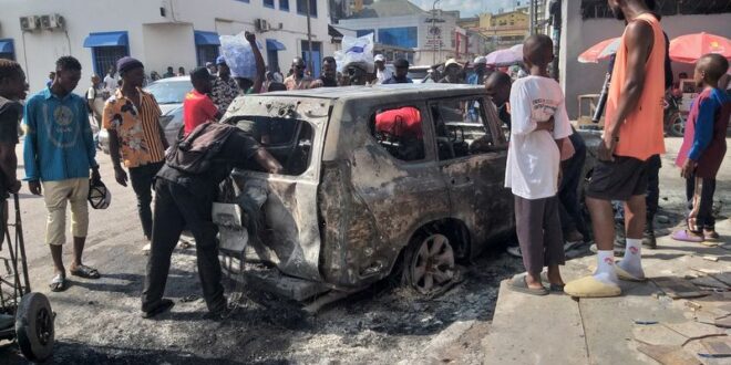 UN peacekeeping mission says staff vehicles attacked in Congolese capital