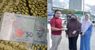 Woman reunited with viral RM50 note given to her by