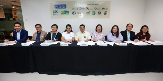 11 groups sign up as partners of Inquirer ESG Edge