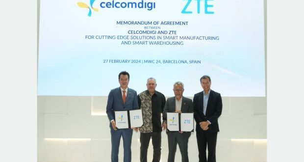 CelcomDigi partners ZTE for cutting edge solutions in smart manufacturing and