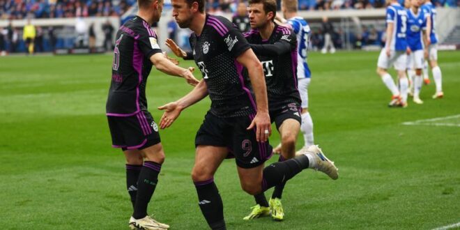 Football Soccer Bayern boosted by Kane and Coman return against Dortmund