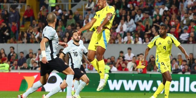 Football Soccer Portugal breeze past Sweden 5 2 in Euros warm up