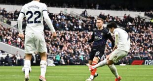 Football Soccer Son secures comeback win for Tottenham against Luton