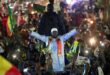 Freed from jail Senegal opposition presidential candidate draws hundreds to