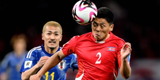 Japan earn scrappy win over North Korea in World Cup