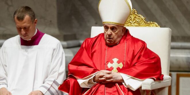 Pope leads Good Friday service ahead of Colosseum procession