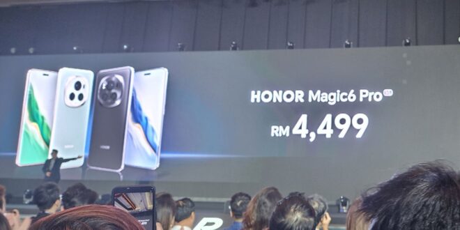 Pre order the Honor Magic6 Pro RM4499 and get Watch4 and