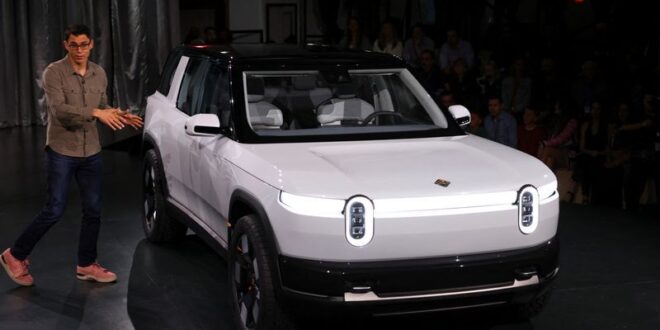 Rivian shows off smaller less expensive EVs hastens delivery plans