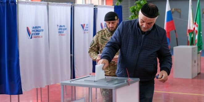 Russias presidential vote starts final day with accusations of Kyiv