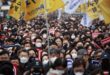 South Korean doctors holds a mass rally against medical policy