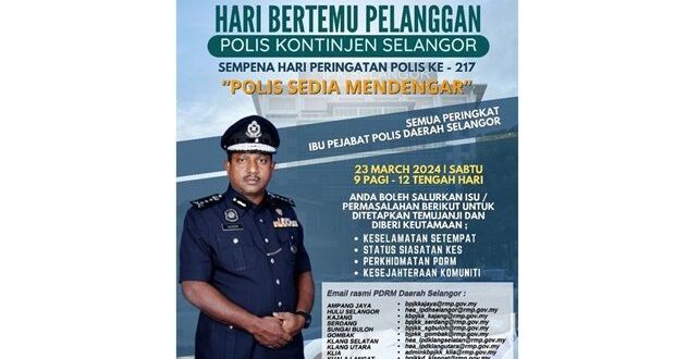 Unhappy with policing in Selangor Tell it to the OCPD