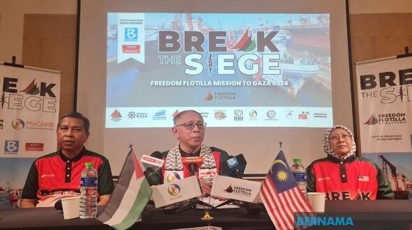 20 Malaysians to join Freedom Flotilla Coalition mission to Gaza