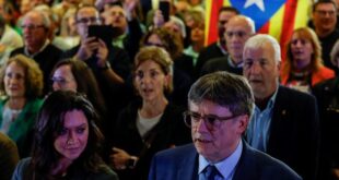 Catalonias Puigdemont says pro independence party close to taking back control