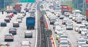 Congestion on Federal Highway due to LRT3 bridge installation