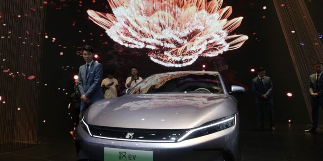 Electric cars and digital connectivity dominate at Beijing auto show