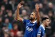 Football Soccer Calvert Lewin ends drought to earn point for Everton at