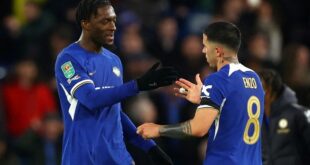 Football Soccer Chelseas Fernandez Disasi injured ahead of Everton clash says
