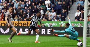 Football Soccer Isak brace leads Newcastle to crucial 4 0 win over