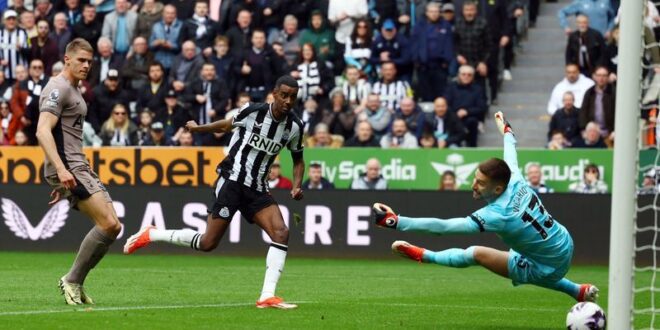 Football Soccer Isak brace leads Newcastle to crucial 4 0 win over