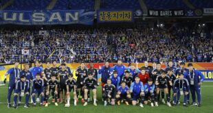 Football Soccer Lee strike earns Ulsan slender advantage in Asian Champions