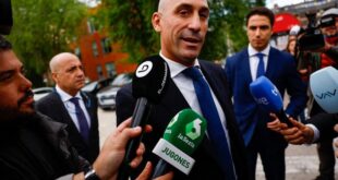 Football Soccer Rubiales ordered to make monthly court appearances restricted to