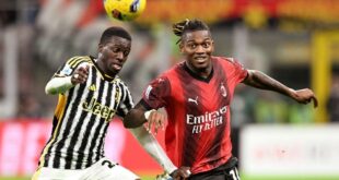 Football Soccer Under pressure Juventus and Milan face off in fight
