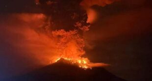 Indonesian volcano eruption forces evacuations airport closure