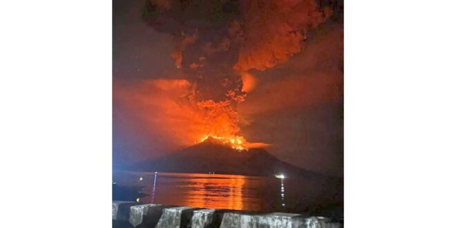 Mt Ruang eruption Volcanic ash in Kota Kinabalu FIR affects