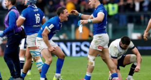 Rugby Rugby Italys Menoncello voted player of Six Nations