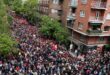 Socialist supporters call on Spanish prime minister to stay