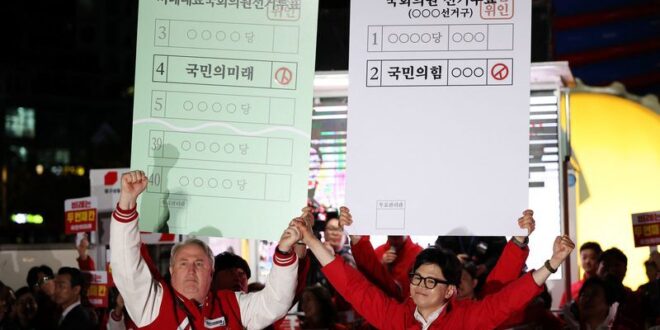 South Koreans vote for new parliament after economy corruption dominate