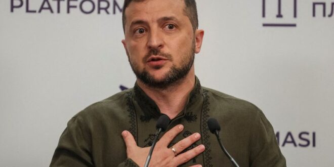 Ukraines Zelenskiy calls for air defense systems as allies meet