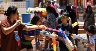 Water load of fun as Bomba livens up Songkran festivities