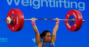 Weightlifter Hidilyn Diaz Naranjo misses Paris Olympics cut