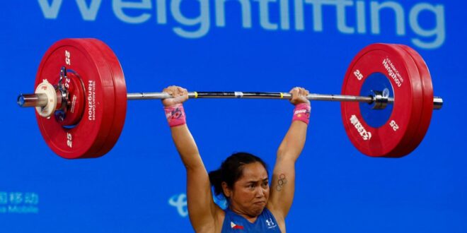 Weightlifter Hidilyn Diaz Naranjo misses Paris Olympics cut