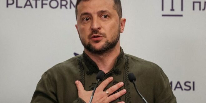 Zelenskiy says Russia targeted gas facilities that secure EU supply