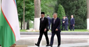 Anwar accorded official welcome in Uzbekistan