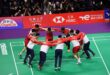 Badminton Classy China beat Indonesia 3 1 to lift Thomas Cup