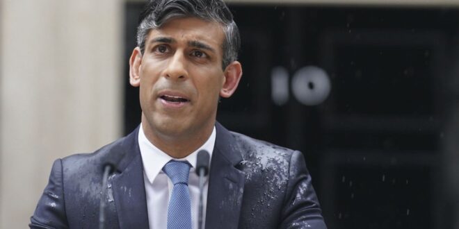 British PM Rishi Sunak sets July 4 election date to