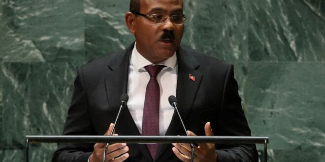 Caribbean leader blasts empty climate promises at small islands summit