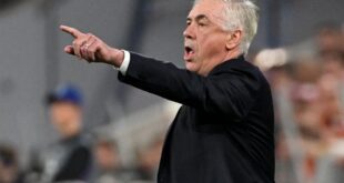 Football Soccer Ancelotti unhappy with Reals attitude in draw at Bayern