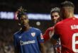 Football Soccer Atletico Madrid hit with two match partial stand closure after