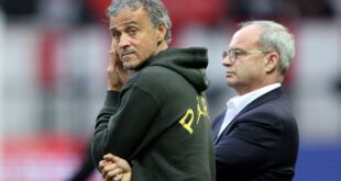 Football Soccer Enrique wary of revitalised Lyon as domestic treble beckons